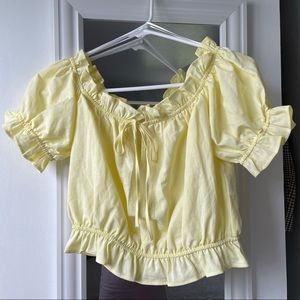 H&M Yellow Top